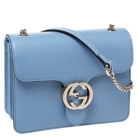 vintage blue gucci purse|gucci outlet interlocking blue bag.